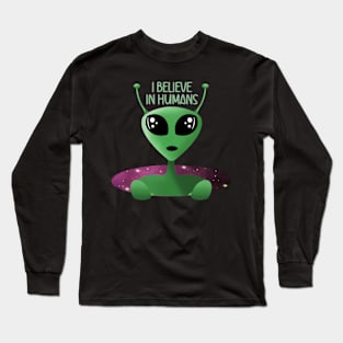 I believe in humans Long Sleeve T-Shirt